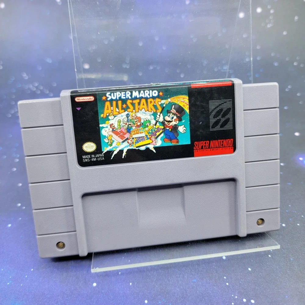 Super Mario All-Stars Nintendo SNES Game Cartridge SNS-006 Authentic Retro